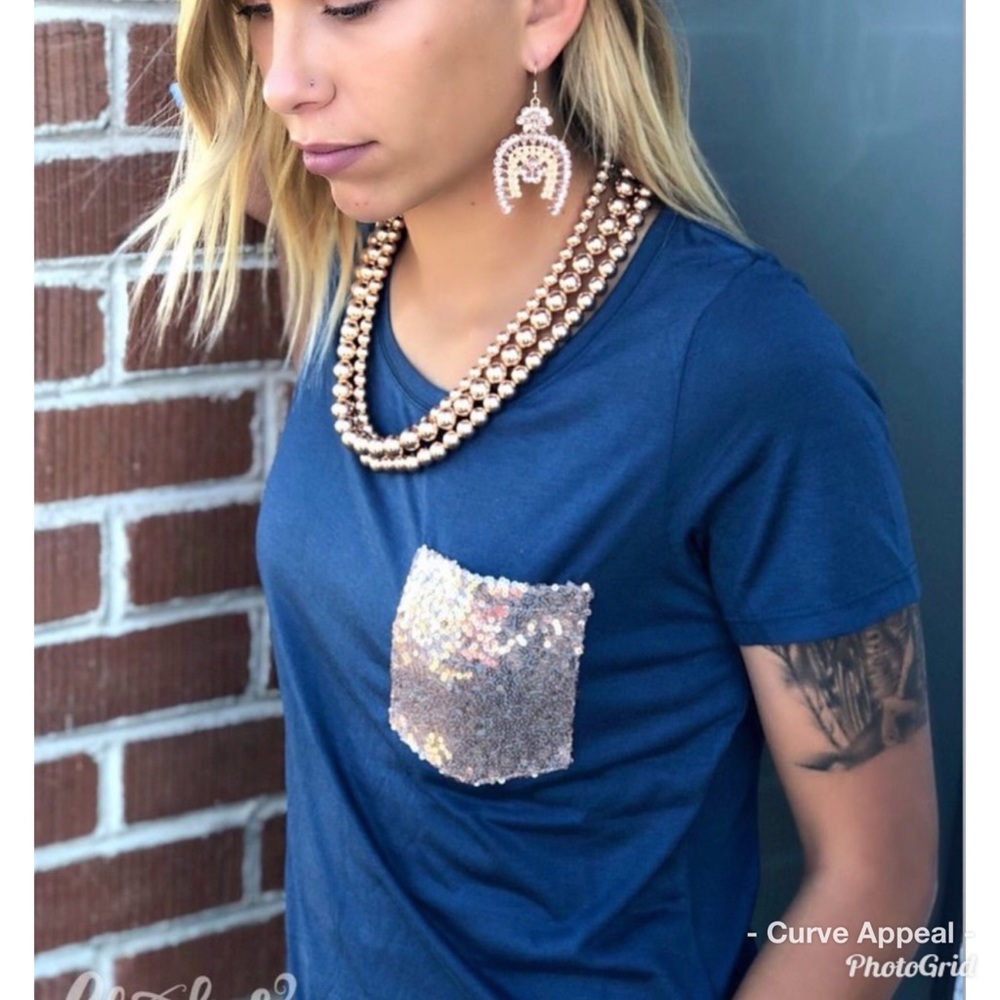 Sequin Tee - Picture 7 of 7